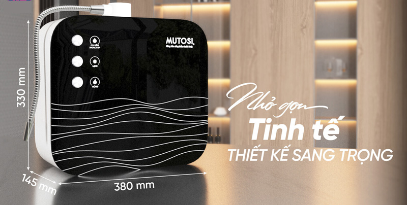 Máy nước nóng lạnh Mutosi MD-188H có thiết kế nhỏ gọn, sang trọng